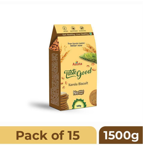 Taste Good Karela Digestives & Low Calorie Biscuits 1500 gm Pack of 15