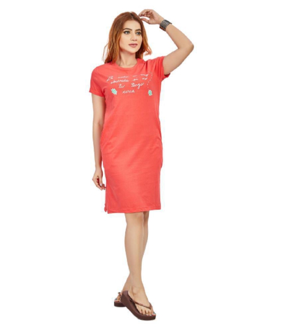 DAYAKU Hosiery Night T-Shirt - Red - L