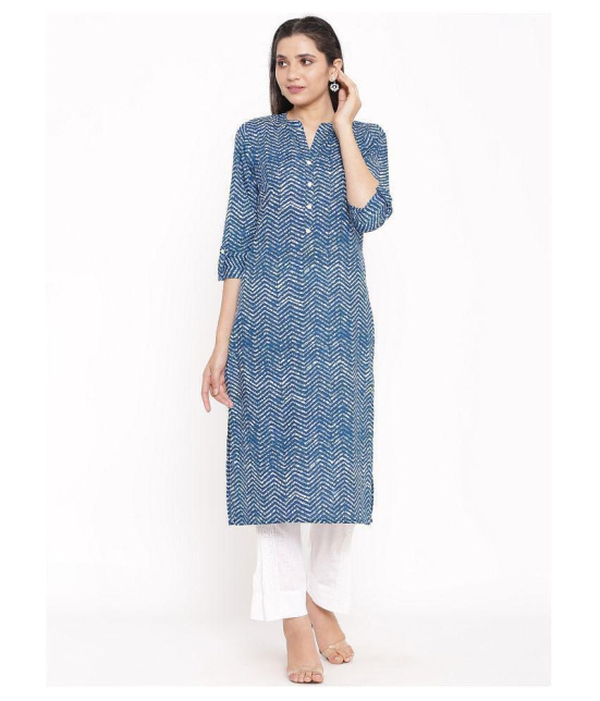 FabbibaPrints Cotton Kurti With Pants - Stitched Suit - XL