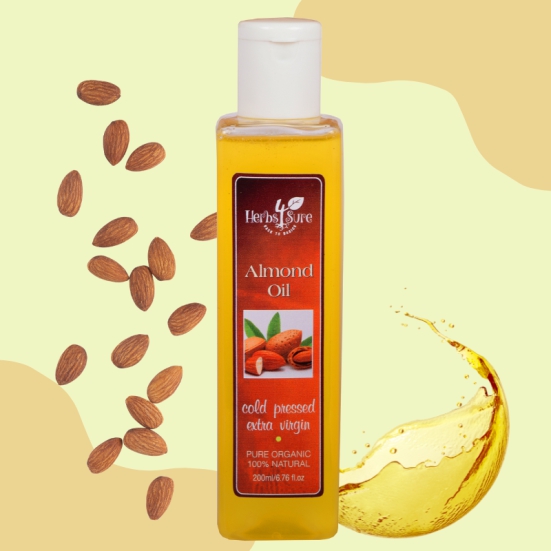 COLD PRESSED WOOD PRESSED VIRGIN SWEET ALMOND OIL (edible)-100ML