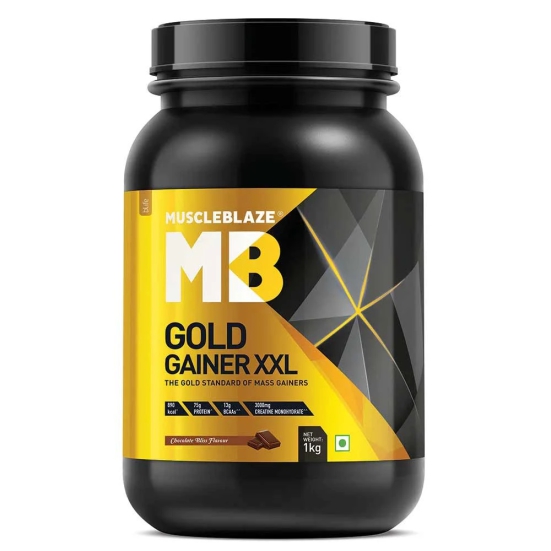 MuscleBlaze Gold Gainer XXL,  2.2 lb  Chocolate Bliss