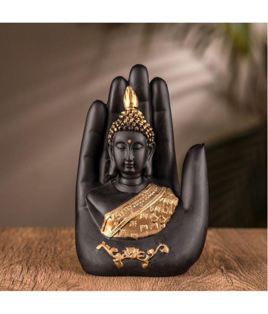 Craftam Buddha Idol Resin Buddha Idol 16 x 10 cms Pack of 1