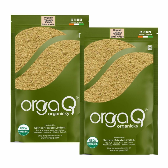 OrgaQ Organicky Organic Coriander/Dhaniya Powder