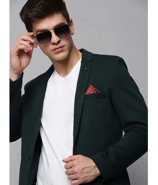 Showoff Cotton Blend Mens Blazer - Green ( Pack of 1 ) - None