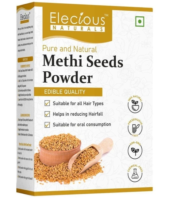 Elecious Methi Seed Powder For Hair Growth - (200 g) | Fenugreek Powder