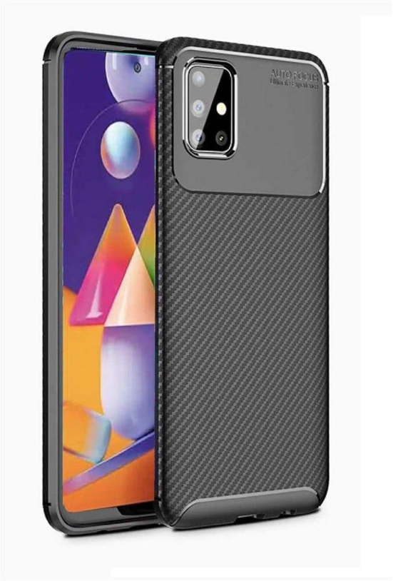 Samsung Galaxy M31S Back Cover Case Carbon Fiber