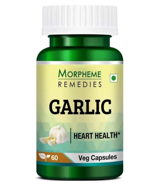 Morpheme Remedies Garlic 500 mg - 60 Veg Capsules