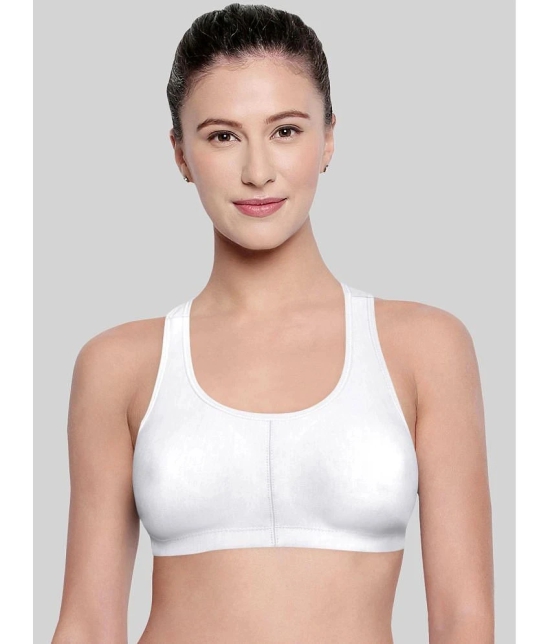 Bodycare White Cotton Blend Non Padded Womens Racerback bra ( Pack of 1 ) - None