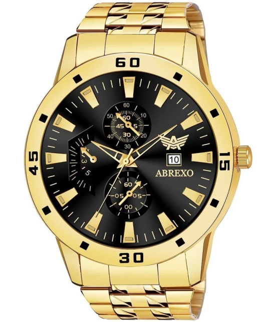 Abrexo Gold Stainless Steel Analog Mens Watch