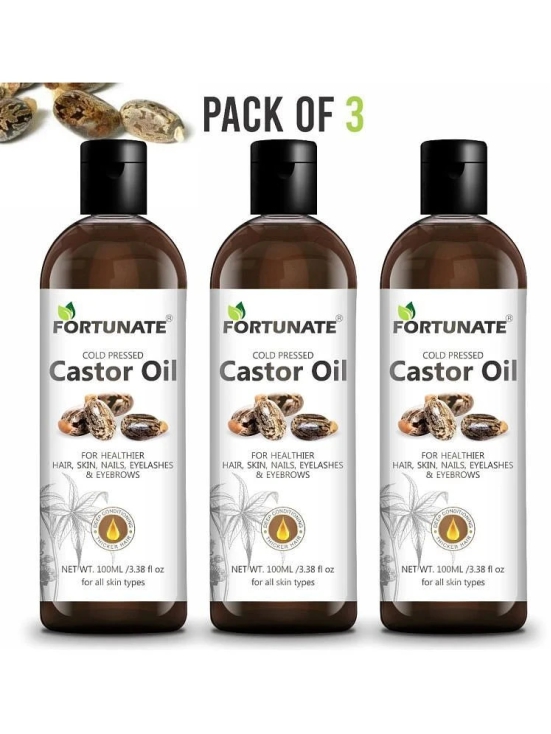 Fortunate Anti Hair Fall Castor Oil 300 ml ( Pack of 3 )