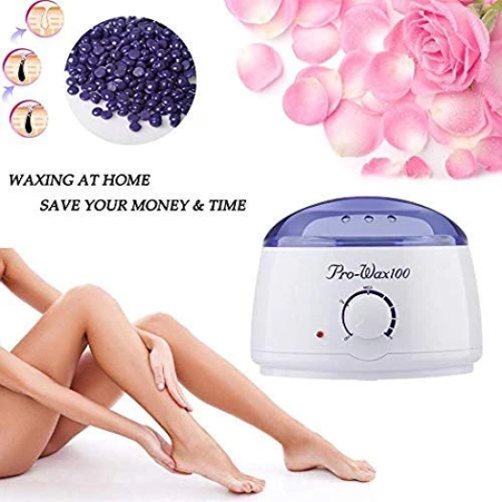 Wax Heater Automatic Hot Wax Heater for Hard Strip and Paraffin for Women painless hair remover kit wax bean