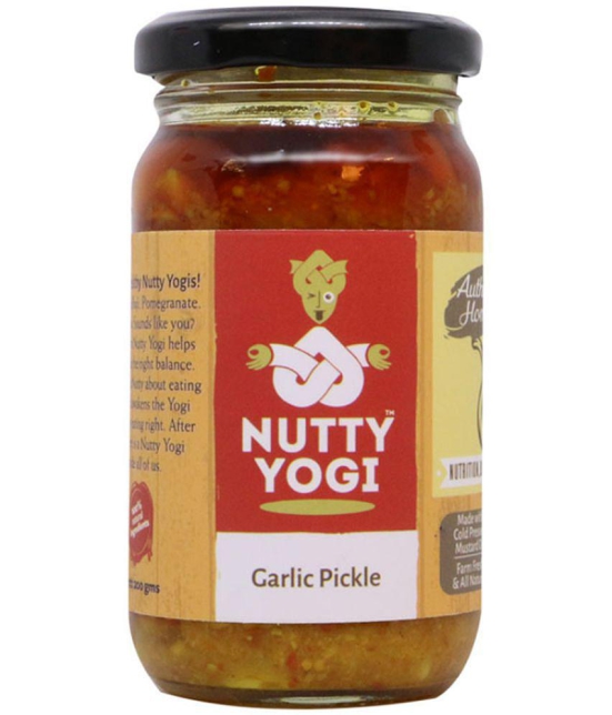 Nutty Yogi Authentic Garlic Pickle 200 g