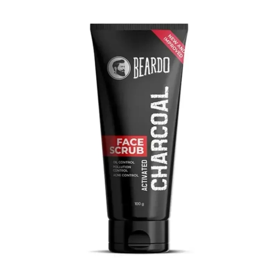 Beardo Activated Charcoal Face Scrub (100g)-100 GM