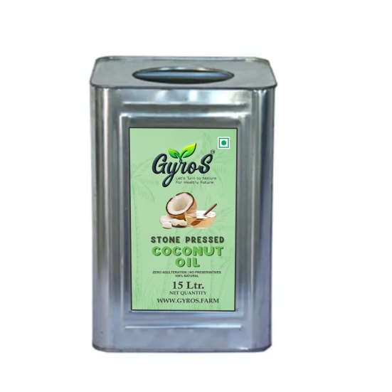 Stone Pressed Coconut Oil-15 L Tin