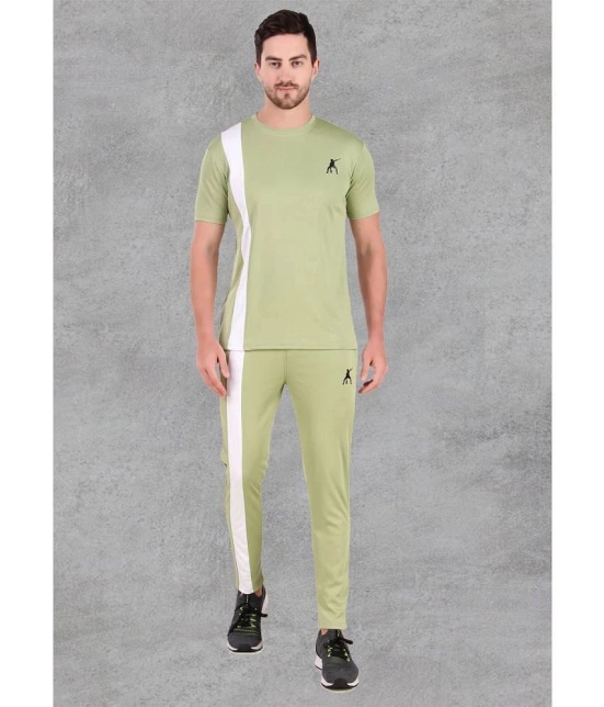 Preen - Lime Green Polyester Regular Fit Mens Tracksuit ( Pack of 1 ) - None