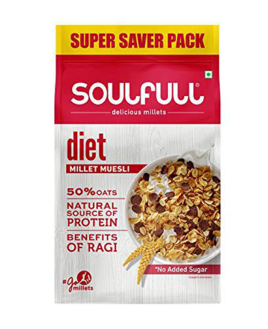Soulfull Millet Muesli Diet No Added Sugar 700 G