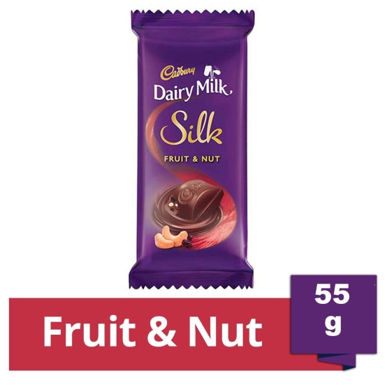 Cadbury Dairy Milk Silk Fruit And Nut Chocolate Bar 55 G