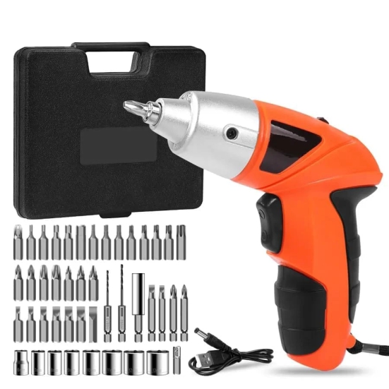 Electric Screwdriver Lithium Battery Rechargeable Drill Cordless Power Tools