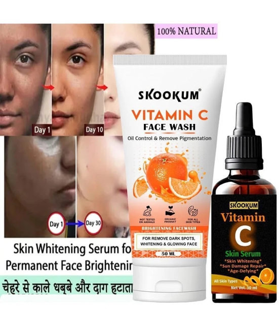 vitamin C serum can help to refine skin texture