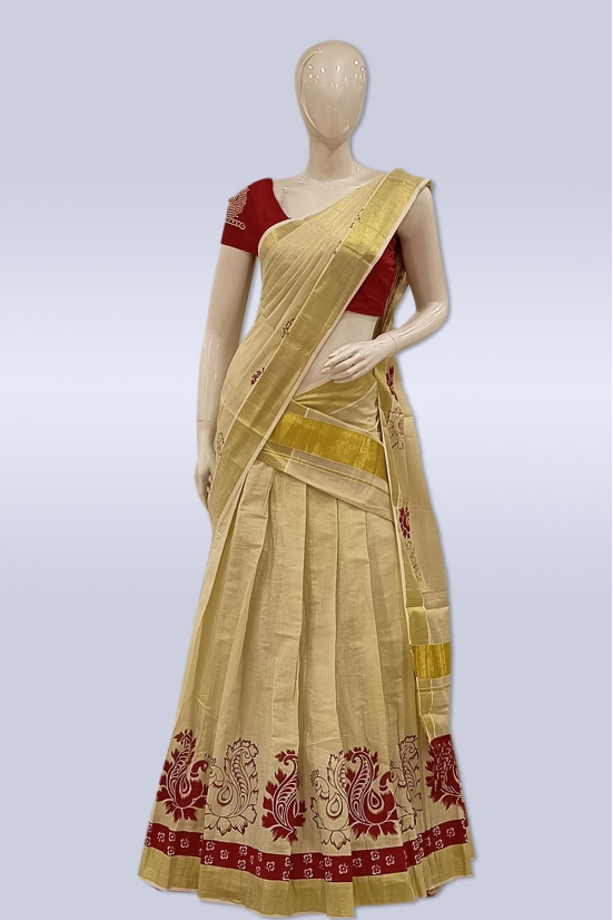 Golden Tissue Set Dhavani