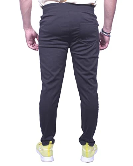 NITYANAND CREATIONS Dry Fit Track Pant for Men (30, Black)