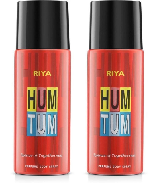 Riya Hum Tum Deodorant Spray & Perfume For Unisex 300 ( Pack of 2 )