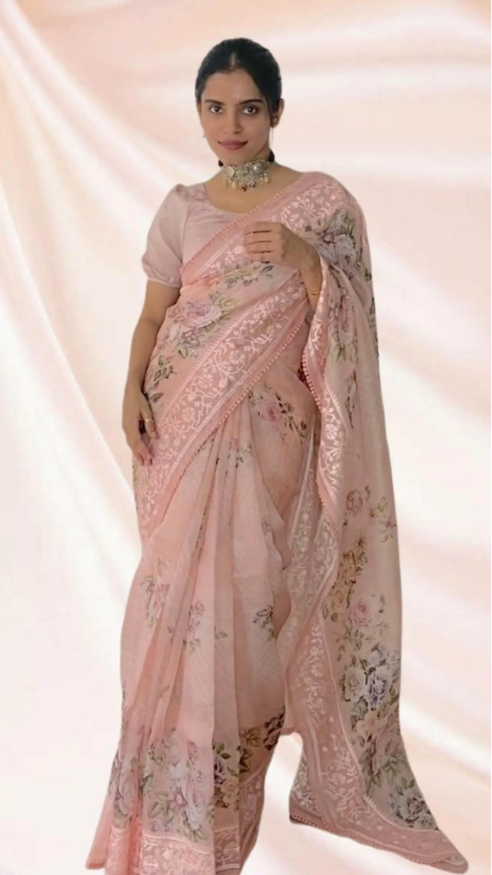 Organza Saree