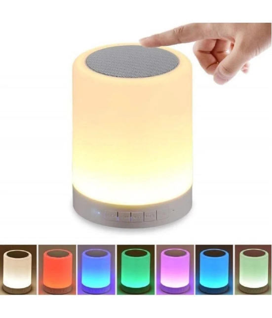 Wireless Night Lamp Changing colors Cum Bluetooth Music Speaker Table Light