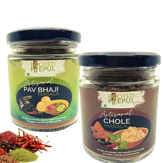 Chola Masala, Pav Bhaji Masala Combo (75gms x2)