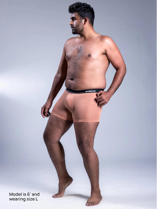 Men's Boxer-briefs - Almond Nude-2XL