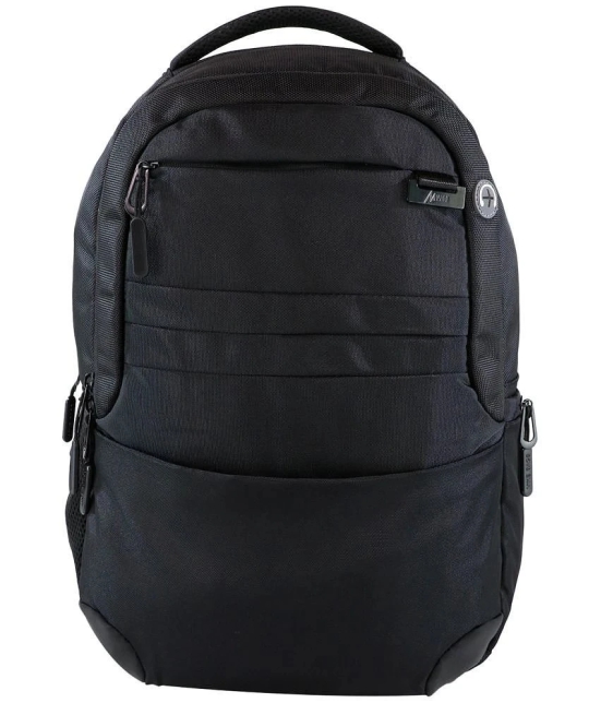 mikebags 22 Ltrs Black Polyester College Bag - Black