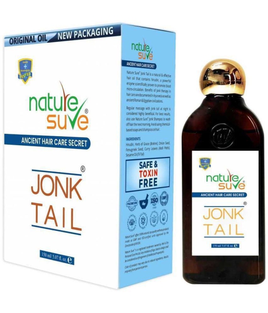 Nature Sure Jonk Tail (Leech Oil) for Hair Problems in Men & Women - 1 Pack (150ml)