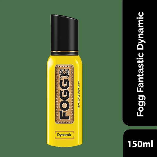 Fogg Dynamic, No Gas Perfume Body Spray For Men, Long Lasting Deodorant, 150 Ml