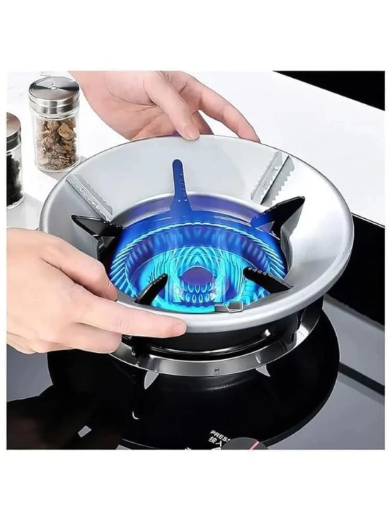 VOLTEX  Gas Saver Burner Stand Gas Chula Burner Gas Saver Stand Jali Ring Fire & Windproof Energy Saving, Gas Chula Support Stand 4 Legs Supported For Indian Gas