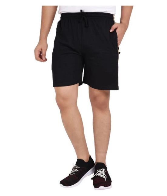 Neo Garments Black Shorts SINGLE SHORTS BLACK (PLUS SIZES FROM : M TO 7XL). - None