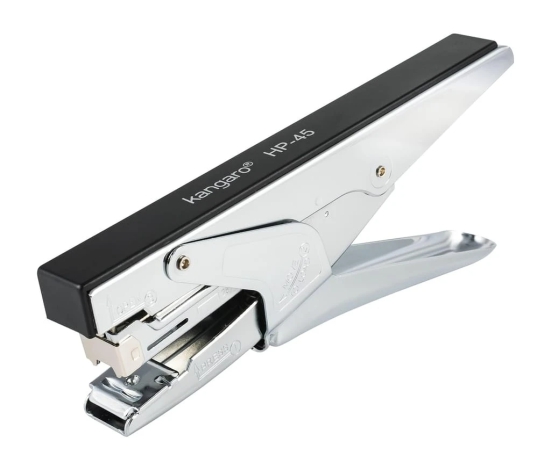 Kangaroo HP-45 Heavy Duty Stapler, 20-Sheet Capacity, Silver