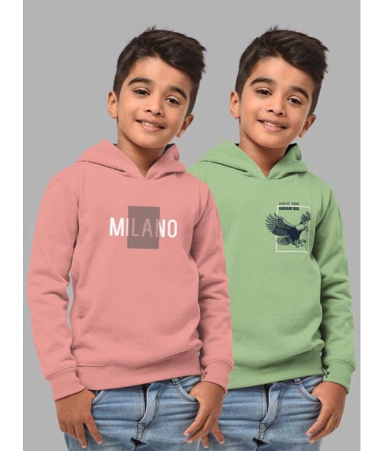 HELLCAT - Multi Color Cotton Blend Boys Sweatshirt ( Pack of 2 ) - None