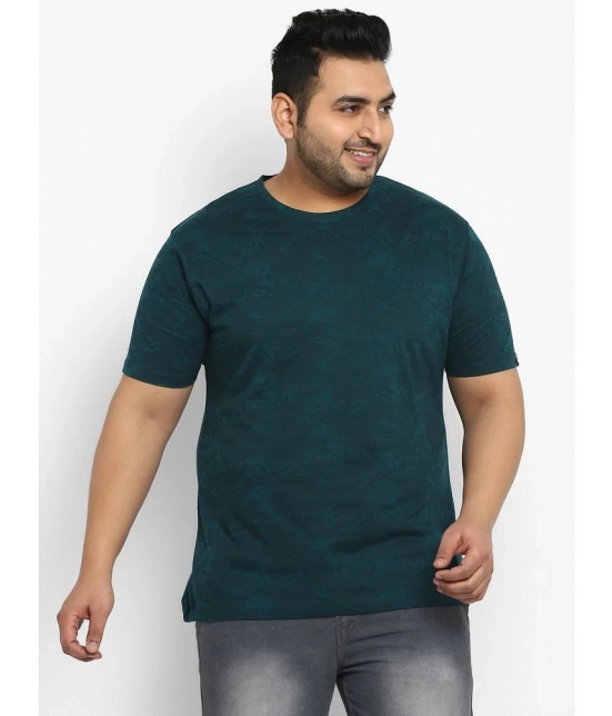 Urbano Plus - Green Cotton Regular Fit Mens T-Shirt ( Pack of 1 ) - None