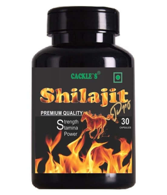 Cackle's Organic Shilajit Pro 2 x 30 = 60 Capsule 60 no.s