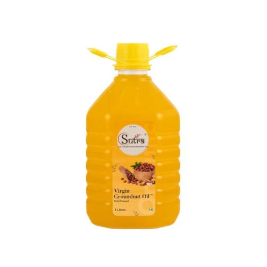 Sutra Virgin Groundnut Oil, 3 L (??????? ?????????? ?????)