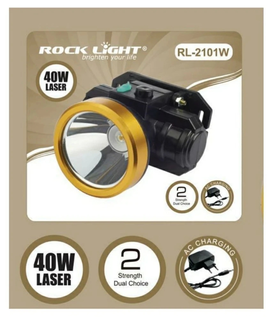 Rocklight 40W Emergency Light RL- HEADLIGHT Black - Pack of 1