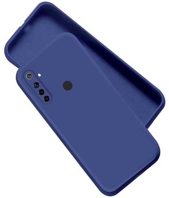 Case Vault Covers Plain Cases Compatible For Silicon Realme 5i ( Pack of 1 ) - Blue