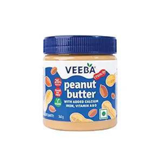 Veeba Crunchy Natural Peanut Butter 340G