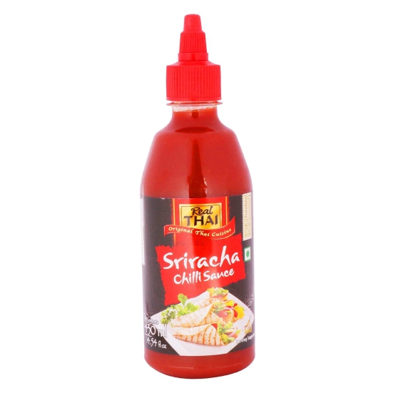 Real Thai Sriracha Hot Chilli Sauce, 430 Ml