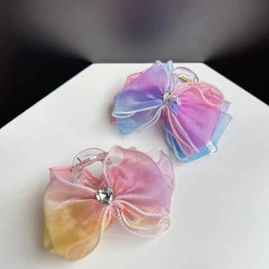 Organza Candy Hair Bow Clutcher