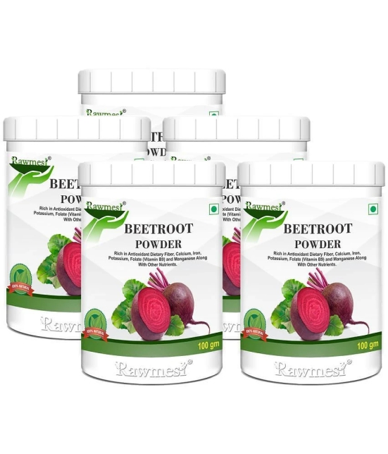 rawmest 100% Pure Ayurvedic Beet Root 500 gm Natural Vitamins Powder Pack of 5