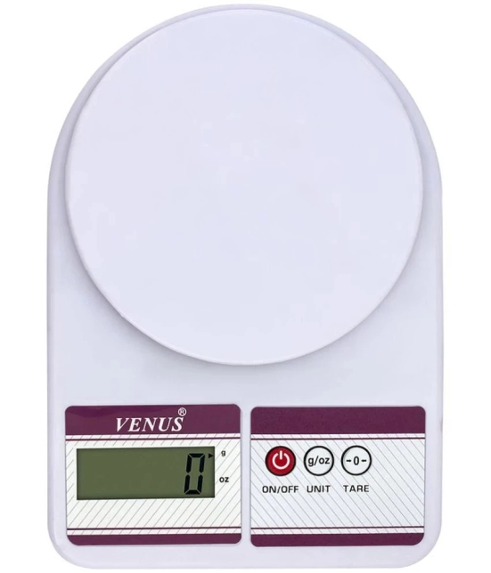 Venus Electronic Digital Kitchen Weighing Scale10 kg SF-400-White