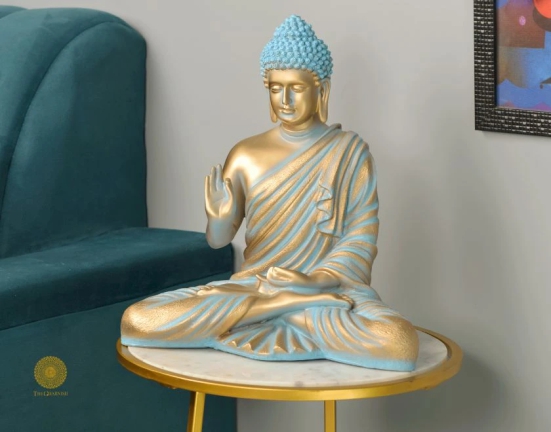 Lord Buddha Statue-Blue