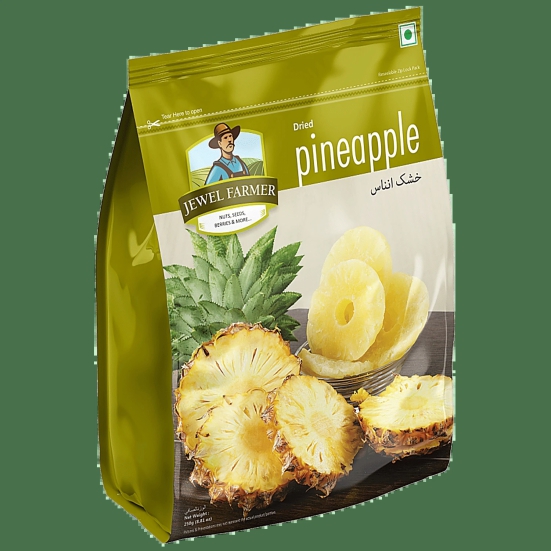 Jewel Farmer Dried Pineapple, 250 G