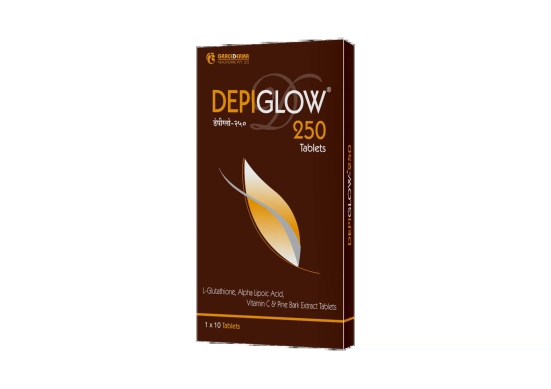 depiglow 250 tablet (10 tablet): glutathione tablet for skin whitening